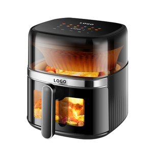 Hộ gia đình 1500W không dính dầu miễn phí lò trực quan 6L điện kỹ thuật số Nồi chiên không khí với cửa sổ điều khiển cảm ứng kỹ thuật số Nồi chiên không khí - Product Image 2