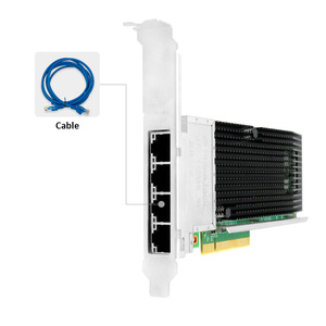 Intel x710-t4 PCI-Express x8 10Gbe RJ45 di rame <span class=keywords><strong>4</strong></span> porta della scheda di rete - Product Image 1