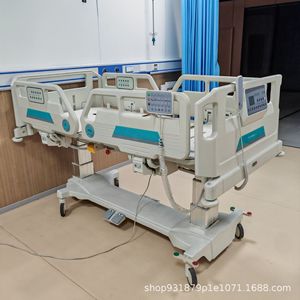 Lit d'hôpital manuel Kerry, type métal ABS avec barreaux latéraux, pour hôpitaux et maisons de retraite - Product Image 3