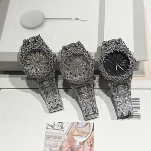 Orologio <span class=keywords><strong>da</strong></span> Polso Hop Brand con Diamanti Ghiacciati, Gioiello in Argento, Moda Maschile, Nuovo Orologio al Quarzo con Quadrante a Conchiglia per <span class=keywords><strong>Uomo</strong></span> - Product Image 3