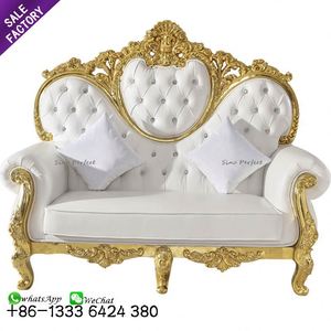 Vendita di alta posteriore d'oro pedicure reale da <span class=keywords><strong>sposa</strong></span> trono re regina sedie per la <span class=keywords><strong>sposa</strong></span> e lo sposo - Product Image 5