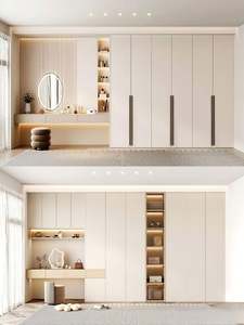 Muebles de dormitorio modulares de madera modernos, armario de diseño personalizado - Product Image 3