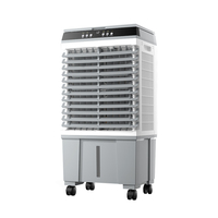 Refroidisseur d'air évaporatif électrique à grande capacité 20L pour usage industriel et hôtelier avec lumière d'ambiance LED