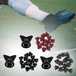 Punte di scarpe da calcio 12x resistenti per scarpe da ginnastica sportive da interni ed esterni in rosso - Product Image 3