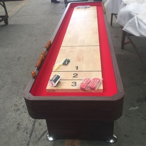 Mesa de juego de tejo, SZX 8ft 9ft 12ft Mesa de juego de tejo clásico de madera maciza para la venta china - Product Image 1