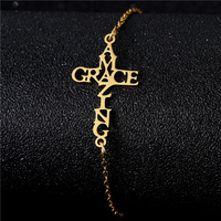 Pulsera de Cadena con Bajo MOQ, Personalizada, Delicada, Moderna, de Acero Inoxidable, Elegante, Creativa y a la Moda