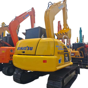 Excavatrice d'occasion Komatsu PC70 Mini Excavator 7TON Forte performance Moteur Noyau d'engrenage Prix bas à vendre - Product Image 1