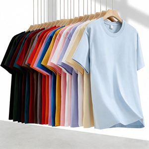 เสื้อยืดคอตตอน 250GSM พิมพ์ลายกราฟิกแบบรีดร้อนตามสั่ง ทรงหลวมไหล่ตก เสื้อยืดโอเวอร์ไซส์ สำหรับใส่ทำงานในออฟฟิศ เสื้อยืด unisex - Product Image 3
