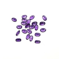 Vivaaz Gems Certifié IGI Améthyste Naturelle Africaine de Grade AAA 4x6mm Ovale Facettée Calibrée pour la Fabrication de Bijoux 100%