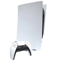 Console 5 Pro d'occasion, édition disque 1 To (825 Go), avec 4 manettes et 23 jeux, électronique d'occasion de marque originale, comme neuve