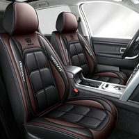 Ensemble de housses de siège de voiture universelles modernes bicolores, personnalisables OEM, en similicuir PU, toutes saisons, export direct usine