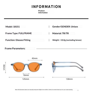 Lunettes <span class=keywords><strong>OEM</strong></span> anti-lumière bleue, lunettes orange anti-lumière bleue, lunettes de lecture à verres rouges - Product Image 4