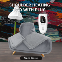 Meilleure vente coussin chauffant électrique épaule à température réglable couverture chauffante lavable avec prise US/EU/UK/AU/JP pour l'hiver