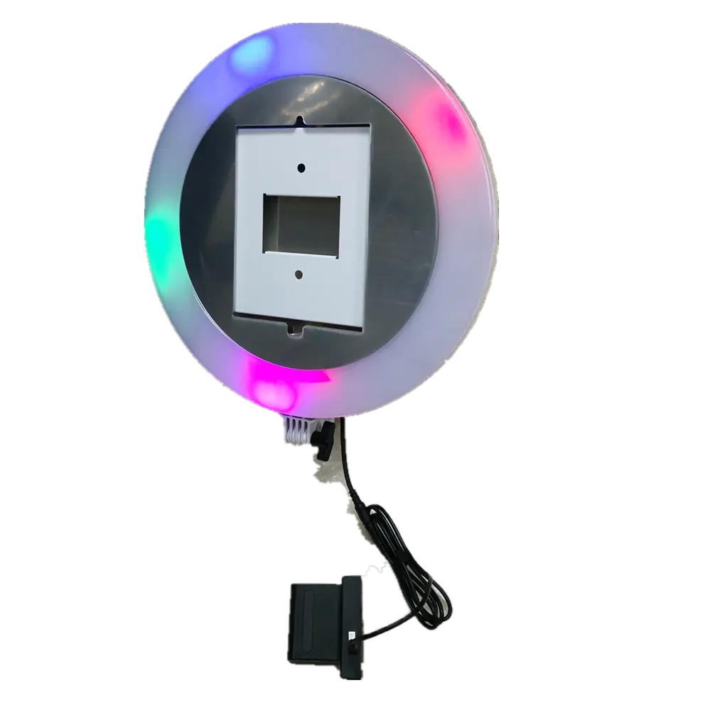 Cabine de photos portable pour ipad et ios, support de caméra à intensité réglable, 3200-6500K, led RGB, 12V, 8a