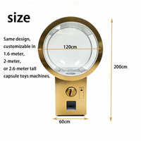 Machine distributrice de capsules de 100 mm en acier, à monnayeur, pour la location – Meilleures ventes