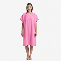 Spot Children's Adult Bath Towels, Cloaks, Solid Color Hooded Towels, Absorbent Printed Beach Surfing Cloaks