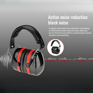 Cache-oreilles de sécurité à réduction de bruit, cache-oreilles de protection auditive, casque de protection sonore de bruit NRR 31dB pour le tir - Product Image 3