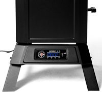 Fumoir numérique WiFi Masterbuilt 710, design vertical, 711 pouces carrés de surface de cuisson Grilles à fumer chromées de 4 pouces avec chargeur de copeaux de bois