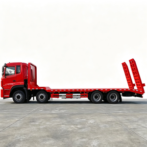 Camión Grúa de Plataforma Baja Diésel 4x2, Camión Grúa de Plataforma Plana con Tanque, Camión Ligero Mini con Caja y Valla LHD - Product Image 1