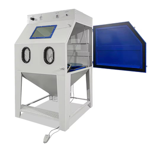 WK-6050 Cabine <span class=keywords><strong>de</strong></span> sablage industriel à sec avec moteur 250W, 380/220V, manuelle, facile à utiliser, nettoyeur haute pression pour métal/rouleaux - Product Image 2