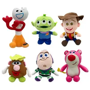 New Story Plush Toy Cartoon Forky Woody Jessie Fokry Alien Buzz Potato Head Partysaurus Rex Stuffed Plush Toy