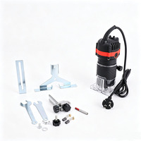 Défonceuse électrique monovitesse 800W, corps en plastique, pour le travail du bois, 110V/220V, pour le détourage des bords