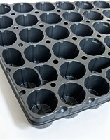 Plateaux de semis en PP 60 cellules, écologiques et légers, 5 cm de large x 4 cm de profondeur, pour la propagation des plantes de jardin et des semis