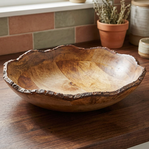 Customized Handmade Eco-Friendly Acacia Wood Vintage Salad Serving <b>Bowl</b> Polished Dishwasher Safe Home Restaurant Party BS - Product Image 1