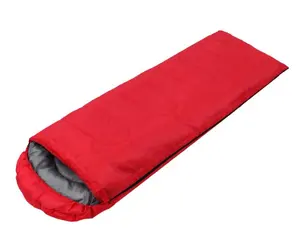 4 Season envelope type Goose or Duck Down hooded can stretch out one's hand sleeping bag camping travel sleep bag