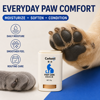 Crème Réparatrice Apaisante pour Nez et Pattes de Chiens et Chats, Sûre pour les Animaux, Végane, avec Logo Personnalisé, Hydratante et Protectrice pour Pattes Endommagées