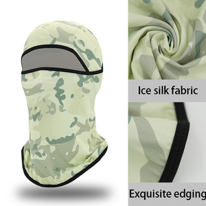 Masker Balaclava musim panas, helm bersepeda motor lapisan es sutra nilon tengkorak untuk bersepeda - Product Image 5
