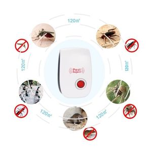 Hot bán điện tử siêu âm Pest Repeller cho muỗi chuột gián thấm côn trùng kiểm soát chúng tôi cắm - Product Image 4