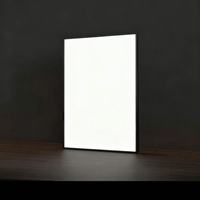 Feuille diffuseur PC jaune à transmission lumineuse uniforme élevée avec caractéristiques ignifuges et anti-éblouissement pour panneau lumineux LED