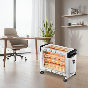 Chauffage infrarouge 2400W homologué CE, 4 réglages de puissance, chauffage <span class=keywords><strong>électrique</strong></span> portable avec protection contre la surchauffe pour usage domestique et commercial - Product Image 3