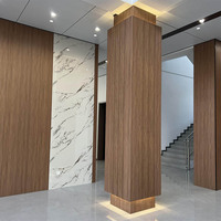 Panneau mural en PVC imitation marbre brillant pour décoration intérieure