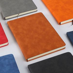 Promotion Cheap Custom A5 Thermal Binding Eco-friendly Pu <b>Leather</b> Notebook Custom <b>Leather</b> <b>Diary</b> Printing Service - Product Image 1