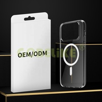 OEM/ODM Anti Jaune Anti Chute Antichoc Cristal Clair TPU + PC Coque de Téléphone Magnétique pour iPhone 17 Pro Max Air
