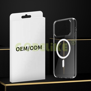 OEM/ODM <span class=keywords><strong>Anti</strong></span> Jaune <span class=keywords><strong>Anti</strong></span> Chute Antichoc Cristal Clair TPU + PC <span class=keywords><strong>Coque</strong></span> de Téléphone Magnétique pour iPhone 17 Pro Max Air - Product Image 2