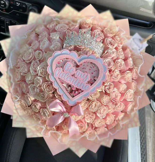 Vente en gros Papier d'emballage pour fleurs Papier d'emballage coréen pour fleurs avec logo de luxe pour bouquet de cadeaux