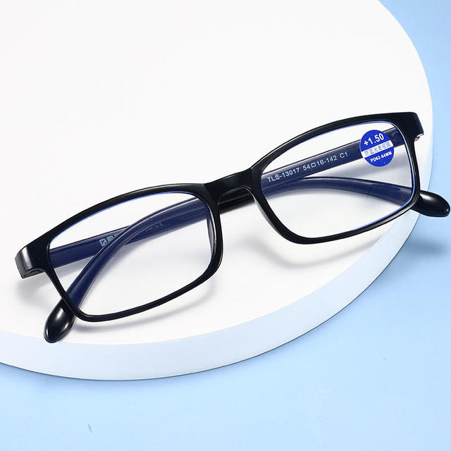 2024 Unisex Black PC Frame Reading Glasses Factory Price Blue Light Blocking Cheap Readers