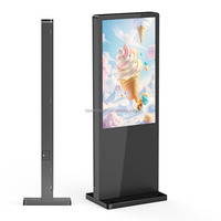 Teasung prix de gros personnalisé 65 pouces support de sol vertical affichage numérique Android LCD écran publicitaire pour Totem extérieur