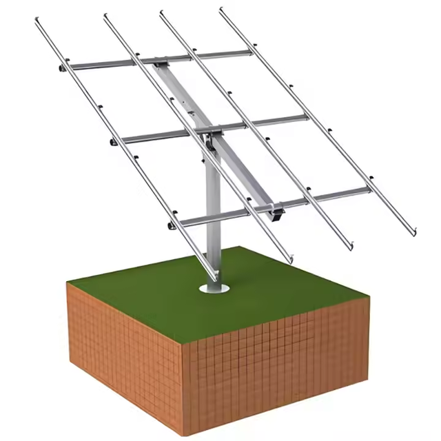 Adjustable Aluminum Solar Panel Installation Bracket  Mounting System Ground