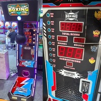 Machine de jeu de boxe géante à monnayeur avec mesure de force, pour un joueur, pour enfants de 6 ans et plus, usage commercial, version export
