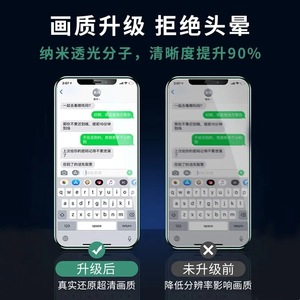 ฟิล์มกระจกนิรภัย Somostel สำหรับ iPhone 14 Pro Max ความแข็ง 9H ป้องกันการมองลอกด้านหน้า ป้องกันหน้าจอโทรศัพท์มือถือ - Product Image 3