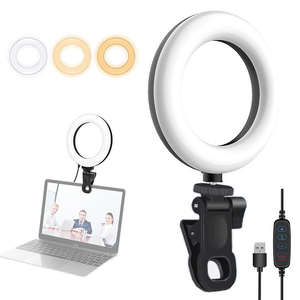 <span class=keywords><strong>Mini</strong></span> flash annulaire de 6 pouces pour conférences vidéo informatiques Streaming en direct Éclairage photographique - Product Image 2