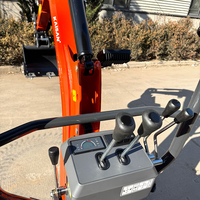 Vente flash : Mini-excavatrice KAISAN 1t 1,2 tonne, pelle hydraulique à chenilles, moteur diesel EPA, excavatrice d'occasion, fournisseur chinois