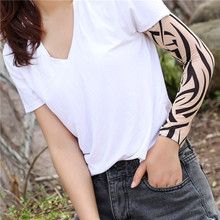 Cycling Arm Sleeves Men Outdoor UV Protection Quick Dry Seamless Tattoo Design Sun Shield Sleeve Adult Size - Product Image 4