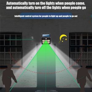 Lampe solaire LED super lumineuse 96 LED, étanche IP65, détecteur de mouvement, télécommande, lampe solaire de jardin, lampe solaire murale - Product Image 5