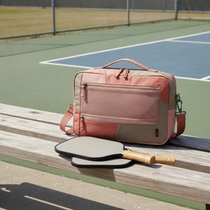 กระเป๋าใส่ไม้พาย Pickleball แบบตาข่ายระบายอากาศ ใส่ไม้พายได้ 2 อัน  รับทำโลโก้ตามสั่ง ขายส่ง กระเป๋าใส่ไม้เทนนิสและไม้พาเดล - Product Image 3