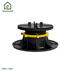 ขาตั้งพื้นปรับระดับได้ Sunsbuild สีดำเหลืองด้าน อุปกรณ์เสริมสำหรับปูพื้น ติดตั้งง่าย รับผลิตแบบ ODM OEM - Product Image 1